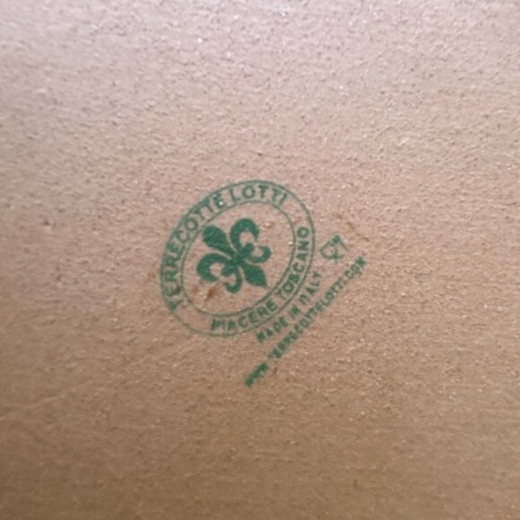 VTG Terrecotte Lotti Drink Pitcher 8.5" Terracotta Green Wine Water Jug Glossy - Picture 9 of 13